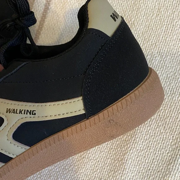 Stylish Black and Tan Women's Sneakers - Picture 9 of 12